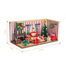 Load image into Gallery viewer, 1208PCS Christmas Santa Scene Room House Figures Model Building Block Brick Gift Set Kids New Compatible Lego