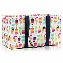 Load image into Gallery viewer, Thirty one Large Utility Tote Beach Picnic Laundry Basket Bag 31 Gift
