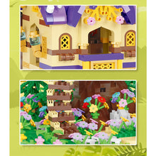 Load image into Gallery viewer, MOC Micro Mini Elf Tree House Garden Figure Model Toy Building Block Brick Gift Kids Cute