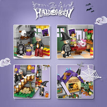 Load image into Gallery viewer, 783PCS Micro Mini Haunted Ghost House Halloween Figures Model Toy Building Block Brick Gift Set Kids New