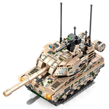 Load image into Gallery viewer, 455PCS Military WW2 ZTQ-15 Type 15 Light Tank Figure Model Toy Building Block Brick Gift Kids