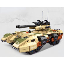 Load image into Gallery viewer, 1270PCS Military WW2 M850 Grizzly Battle Treads Tank Model Toy Building Block Brick Gift Kids Compatible Lego