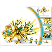 Load image into Gallery viewer, 806PCS MOC Ninja Ultra Gold Dragon Figure Model Toy Building Block Brick Gift Kids Compatible Lego