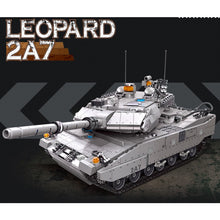 Load image into Gallery viewer, 1498PCS Military WW2 Leopard 2A7 Treads Tank Model Toy Building Block Brick Gift Kids Compatible Lego