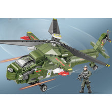 Load image into Gallery viewer, 351PCS Military WW2 Z-20 Helicopter Figure Model Toy Building Block Brick Gift Kids
