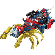 Load image into Gallery viewer, 322PCS MOC 2in1 Hero Avenger MT4 Spider Mecha Combat Vehicle Figure Model Toy Building Block Brick Gift Kids