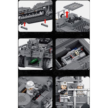 Load image into Gallery viewer, 4158PCS WW2 Large Heavy Karl Carronade Model Toy Figures Building Block Brick Gift Kids