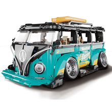 Load image into Gallery viewer, 2550PCS MOC Technic Volkswagen T1 Mini Van VIP Hella Flush Car Model Toy Building Block Brick Gift Kids Compatible Lego