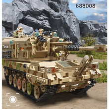 Load image into Gallery viewer, 1648PCS MOC Military Large 155 Self-Propelled Artillery Tank Figure Model Toy Building Block Brick Gift Kids Compatible Lego
