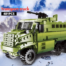 Load image into Gallery viewer, 481PCS Military WW2 Transport Truck Car Model Toy Building Block Brick Gift Kids