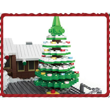 Load image into Gallery viewer, 2180PCS MOC Christmas Santa Claus Office House Tree Deer Snowman Rovaniemi Building Block Brick Model Toy Gift Set Kids New
