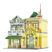 Load image into Gallery viewer, 3096PCS MOC City Street Town French Restaurant Model Toy Building Block Brick Gift Kids Compatible Lego Light