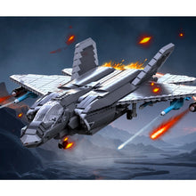 Load image into Gallery viewer, 1586PCS Military WW2 Shenyang J-31 Gyrfalcon Air Plane Fighter Figure Stand Model Toy Building Block Brick Gift Kids Compatible Lego