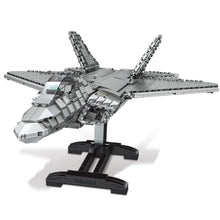 Load image into Gallery viewer, 1802PCS Military WW2 F-22 Raptor Air Fighter Aircraft Figure Model Toy Building Block Brick Gift Kids Compatible Lego
