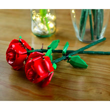 Load image into Gallery viewer, MOC Rose Flower Bouquet Romantic Love Valentine's Day Birthday Model Toy Building Block Brick Gift Kids Home Decoration