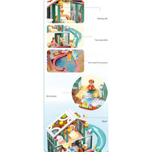 Load image into Gallery viewer, 429PCS MOC City Girls Hot Spring Spa Villa Resort Figure Model Toy Building Block Brick Gift Kids