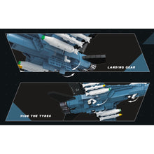 Load image into Gallery viewer, 753PCS MOC Military WW2 F-16 Fighting Falcon Fighter Air Plane Figure Model Toy Building Block Brick Gift Kids