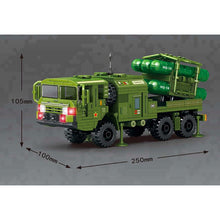 Load image into Gallery viewer, 550PCS Military WW2 HQ-16 Anti Aircraft Missiles Truck Figure Model Toy Building Block Brick Gift Kids