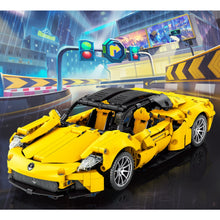 Load image into Gallery viewer, 1269PCS MOC Static Technic SpeedYellow GT Super Racing Sports Car Model Toy Building Block Brick Gift Kids Compatible Lego 1:14