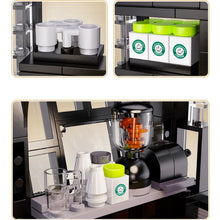 Load image into Gallery viewer, 768PCS MOC City Street Coffee Shop Store House Model Toy Building Block Brick Gift Kids Compatible Lego