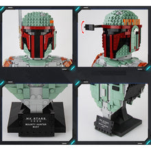 Load image into Gallery viewer, MOC Star War Hunter Trooper Darth Lord Bust Figure Model Toy Building Block Brick Gift Kids
