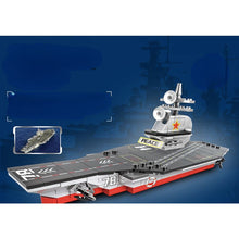Load image into Gallery viewer, 313PCS Military WW2 CVN Nuclear Aircraft Carrier Figure Model Toy Building Block Brick Gift Kids