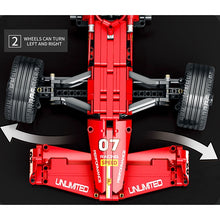 Load image into Gallery viewer, 928PCS MOC Technic F1 Red Formula One Racing Sports Car Model Toy Building Block Brick Gift Kids Compatible Lego