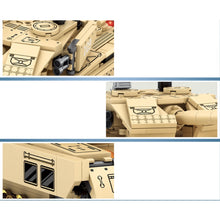 Load image into Gallery viewer, 877PCS Military WW2 4in1 Jeep Truck Tank Model Toy Building Block Brick Gift Kids Compatible Lego