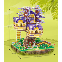 Load image into Gallery viewer, MOC Micro Mini Elf Tree House Garden Figure Model Toy Building Block Brick Gift Kids Cute