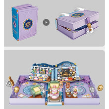 Load image into Gallery viewer, 718PCS MOC Birthday Cute Book Model Figures Toy Building Block Brick Gift Set