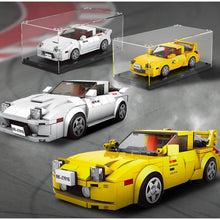 Load image into Gallery viewer, MOC Speed Cartoon Comic Initial D AE86 FD FC GTR RX7 R32 Model Toy Building Block Brick Gift Kids Compatible Lego With Display Box