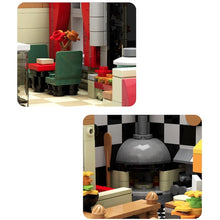 Load image into Gallery viewer, 5588PCS MOC City Street Town Pizza Shop Store Restaurant Diner Model Figures Building Block Brick Gift Set Kids New Compatible With Lego