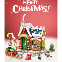 Load image into Gallery viewer, 788PCS Mini Christmas Santa Snowman Tree Gingerbread House Model Building Block Brick Figures Toy Gift Set Kids New
