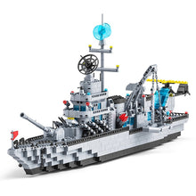 Load image into Gallery viewer, 1560PCS Military WW2 6in1 Large Guided Missile Destroyer Figure Model Toy Building Block Brick Gift Kids Compatible Lego