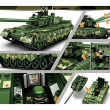 Load image into Gallery viewer, 1168PCS Military 2in1 Type 99 Main Battle Tank Armored Vehicle Figure Model Toy Building Block Brick Gift Kids Compatible Lego