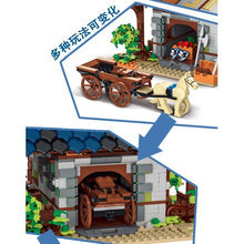 Load image into Gallery viewer, 1725PCS MOC City Street Town Medieval Barn Coach Model Building Block Brick Gift Set Kids New Compatible Lego