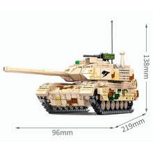 Load image into Gallery viewer, 576PCS MOC Military Type ZTQ 15 Light Tank Figure Model Toy Building Block Brick Gift Kids