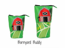 Load image into Gallery viewer, Thirty One Hide & Peek Pouch Cosmetic Pen Bag 31 Gift Cute in Barnyard Buddy