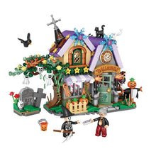 Load image into Gallery viewer, 783PCS Micro Mini Haunted Ghost House Halloween Figures Model Toy Building Block Brick Gift Set Kids New
