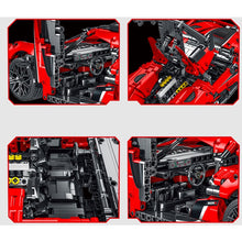 Load image into Gallery viewer, 1505PCS MOC Technic Red Super Racing Sports Car Model Toy Building Block Brick Gift Kids Compatible Lego 1:14