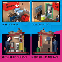 Load image into Gallery viewer, MOC Mini City Street Sushi Coffee Cuisine Restaurant Pharmacy Figure Toy Light Model Building Block Brick Gift Kids Compatible Lego