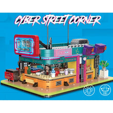 Load image into Gallery viewer, MOC Mini City Street Sushi Coffee Cuisine Restaurant Pharmacy Figure Toy Light Model Building Block Brick Gift Kids Compatible Lego