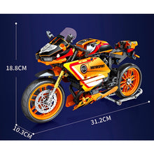 Load image into Gallery viewer, MOC Technic Motorcycle Motor Bike M1000RR HP2 G310R Z900 Model Toy Building Block Brick Gift Kids