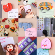 Load image into Gallery viewer, MOC Refrigerator Fridge Magnets Cute Animal Food Architecture Scenic Spots Transportation Model Toy Building Block Brick Gift Kids Compatible Lego
