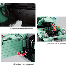 Load image into Gallery viewer, 855PCS Technic Vintage Classic Bettle Car Model Building Block Brick Toy Gift Set Kids Compatible Lego 1:14