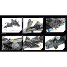 Load image into Gallery viewer, 618PCS Military WW2 Chengdu J-20 Fire Fang Air Fighter Aircraft Figure Model Toy Building Block Brick Gift Kids