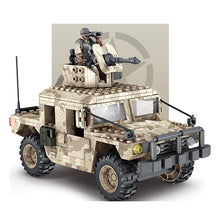 Load image into Gallery viewer, 469PCS MOC Military Desert Hummer Car Figure Model Toy Building Block Brick Gift Kids