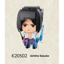 Load image into Gallery viewer, Uchiha Sasuke Naruto Cartoon Comic Mini Figure Minifigure Model Construction Action Toy Display Building Block Brick Educational Gift Set Kids