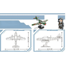 Load image into Gallery viewer, 427PCS Military WW2 Messerschmitt ME-262 Schwalbe Air Fighter Aircraft Figure Model Toy Building Block Brick Gift Kids Compatible Lego