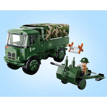 Load image into Gallery viewer, 442PCS Military WW2 AEC Matador Truck Figure Model Toy Building Block Brick Gift Kids